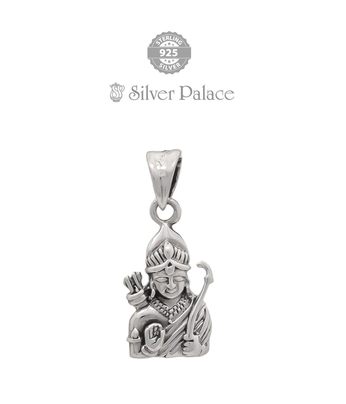 925 Sterling Silver Divine Collections Rammar Pendant for Men & Women 