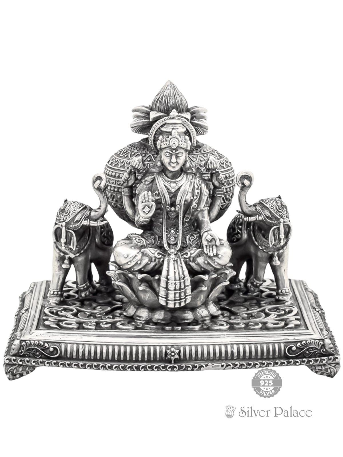 925 STERLING SILVER LAKSHMI  LC IDOL WITH KUMBAM