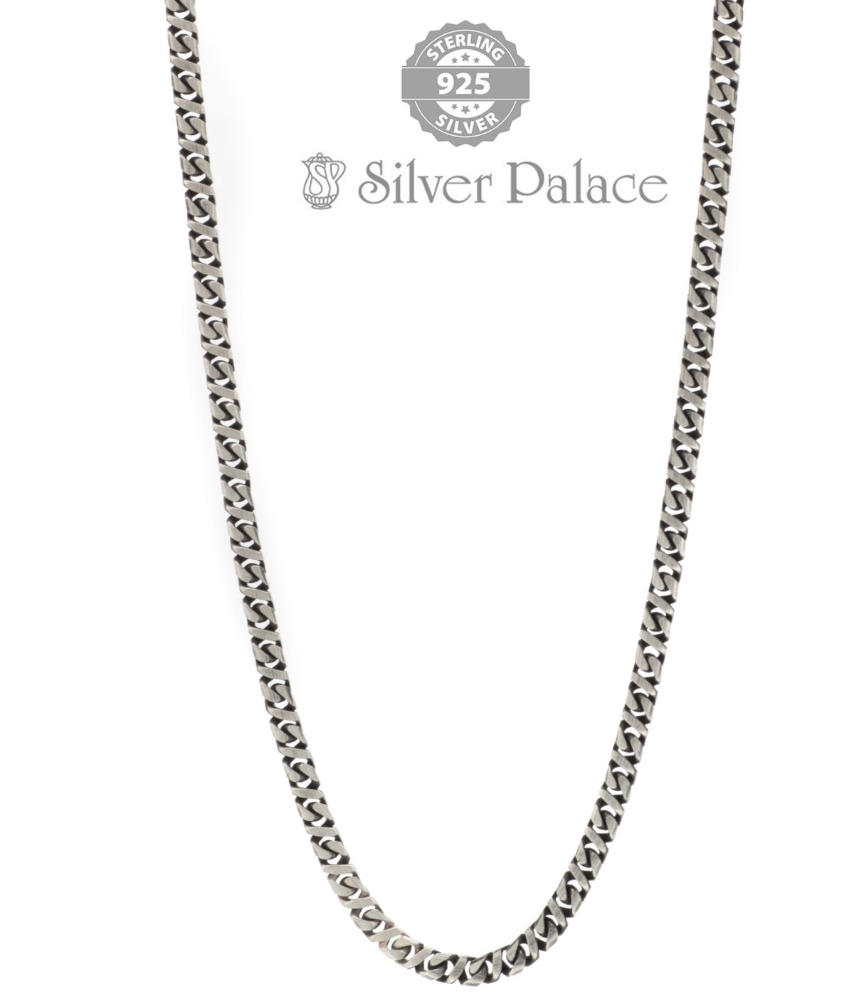 GENTS STYLISH LATEST DESIGN SILVER CHAIN FOR MEN