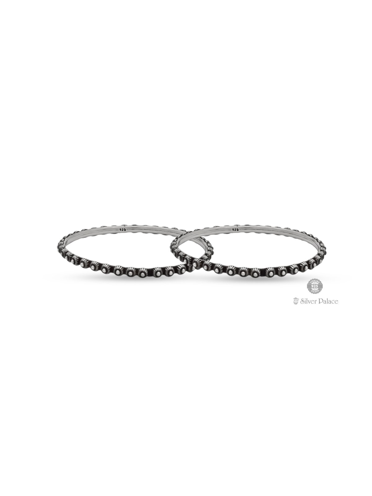 925 OXIDISED SILVER VINTAGE STYLE BANGLES FOR LADIES BHAVA COLLECTION 