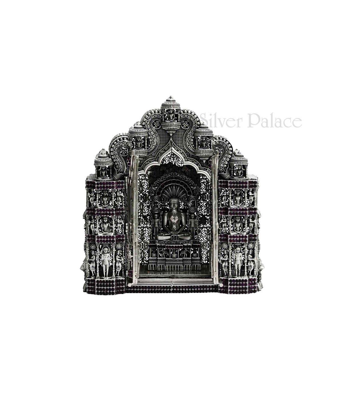92.5 SILVER OXIDISED LC PARSHWANATH TEMPLE
