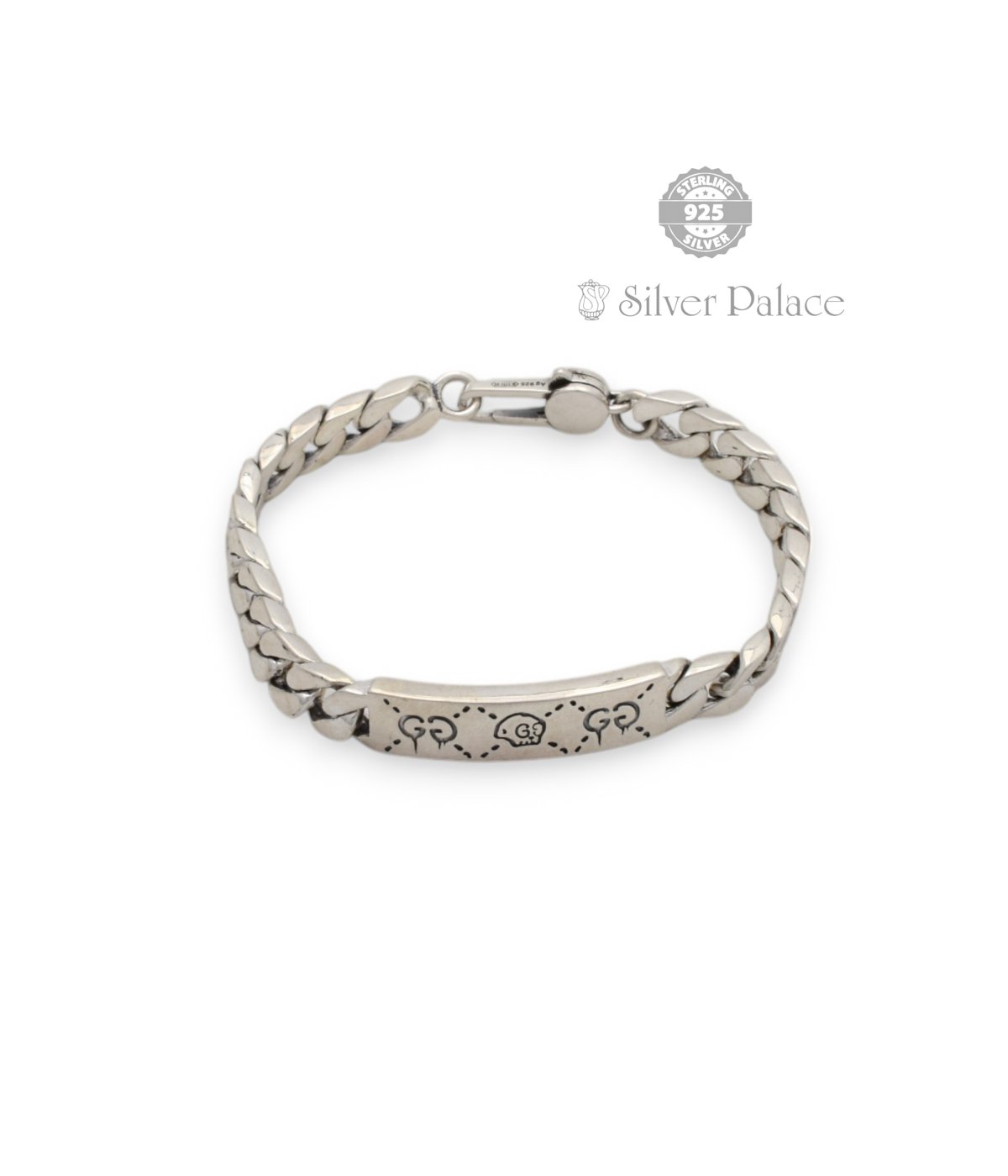 925 STERLING SILVER MAAN COLLECTION FANCY DESIGN BRACELET FOR MEN