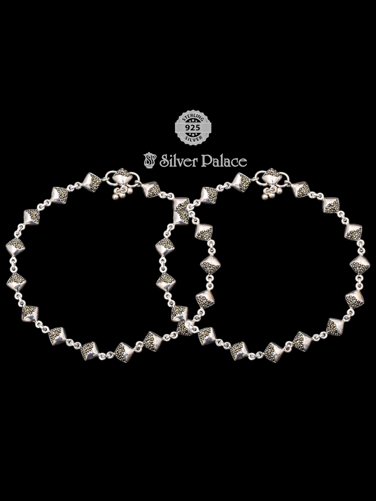 925 SILVER STYLISH ANKLETS FOR GIRLS PRITE COLLECTION
