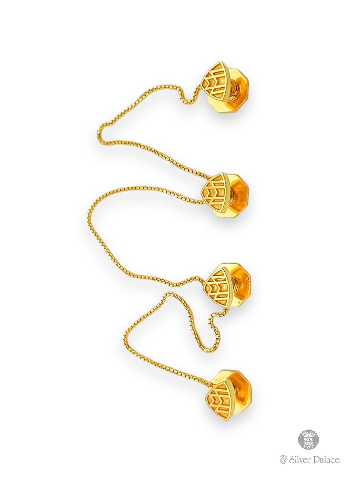 916 pure gold maybach logo kurta button 