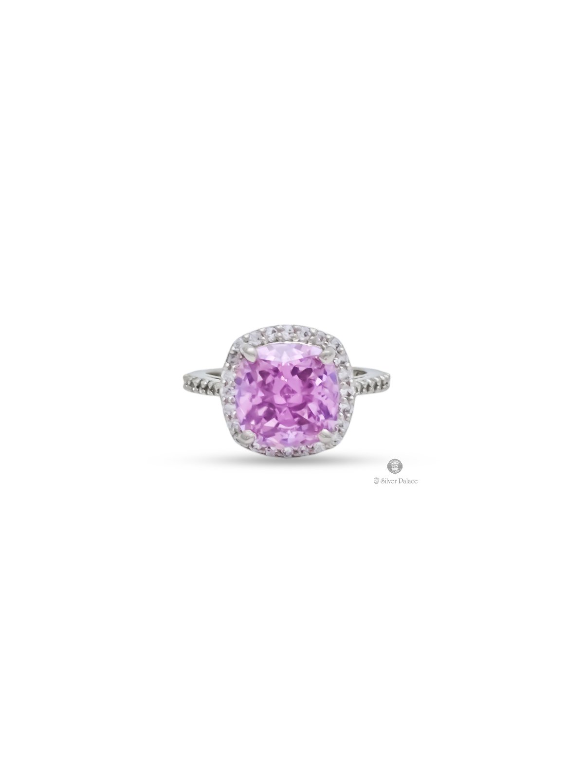 925 STERLING SILVER PINK STONE RING FOR YOUR GIRL PUYA COLLECTION 