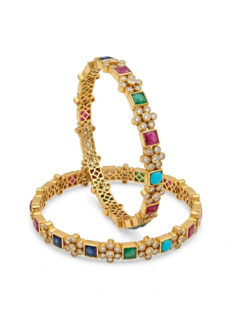 TRADITIONAL Gold Plated BANGLE FOR WOMEN 