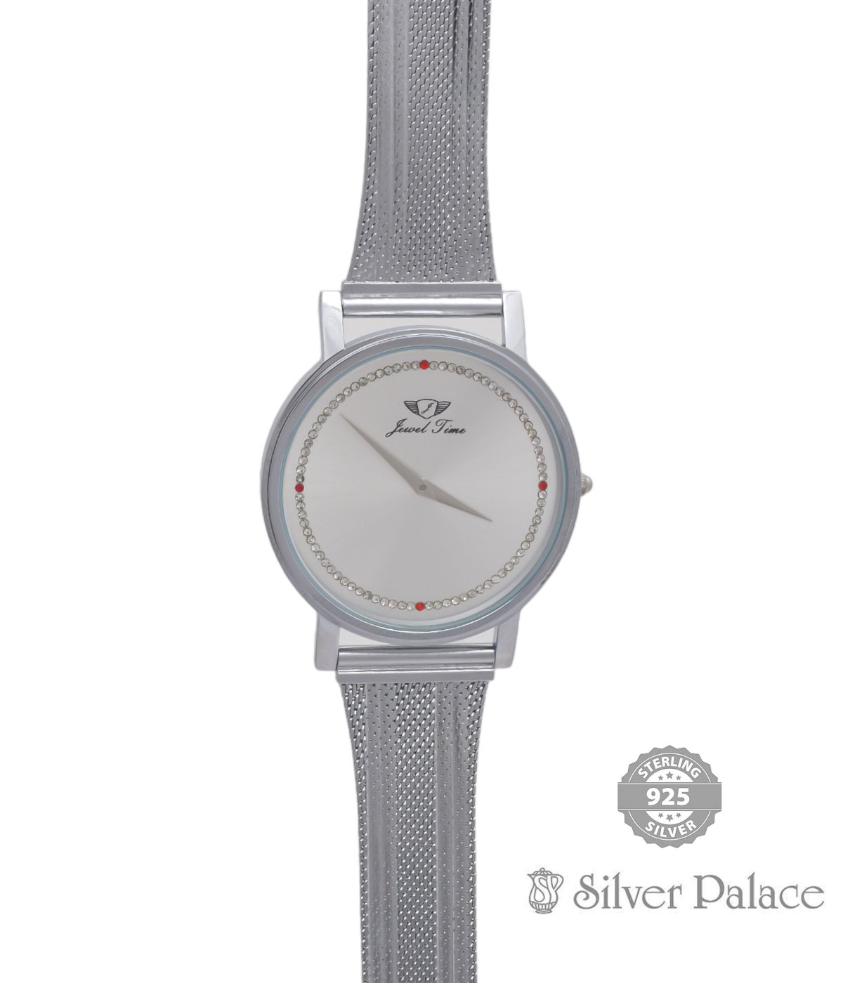 925 STERLING SILVER PRITTI WATCH WITH CUBIC ZIRCONIA FOR WOMEN