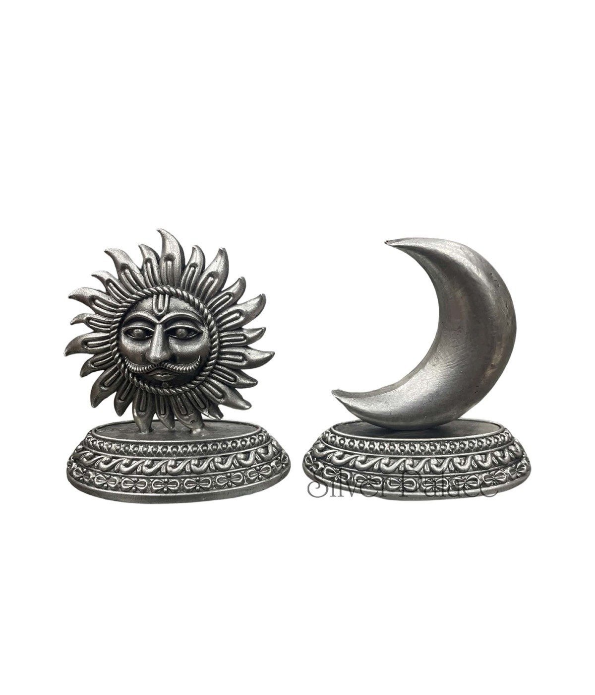 SUN MOON LC IDOL IN OXIDISED SILVER