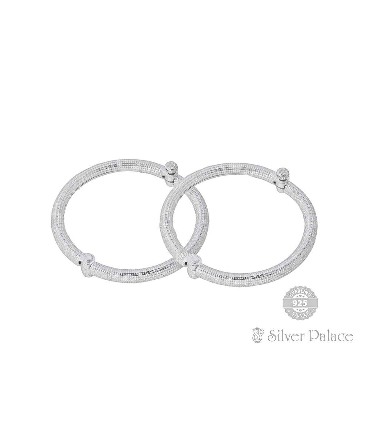92.5 SILVER PLAIN BABY ANKLET 