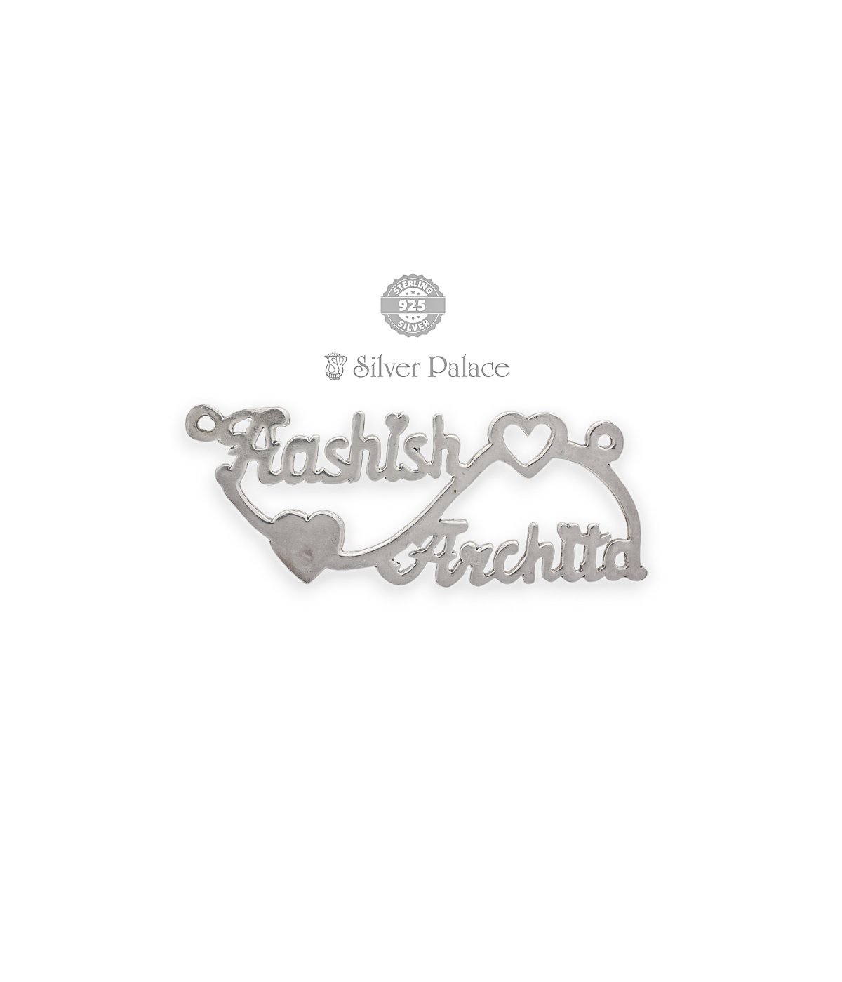 Sterling Silver Bhava Collection Personalized Name Pendant