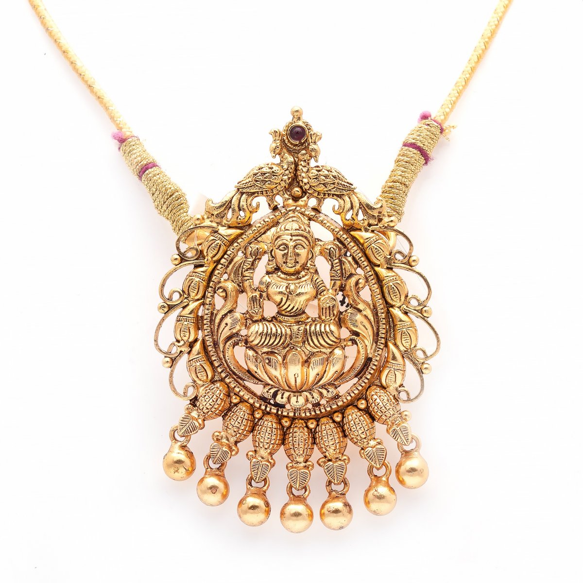 GOLD PLATED TRADITIONAL NAGAS PENDANT FOR WOMEN