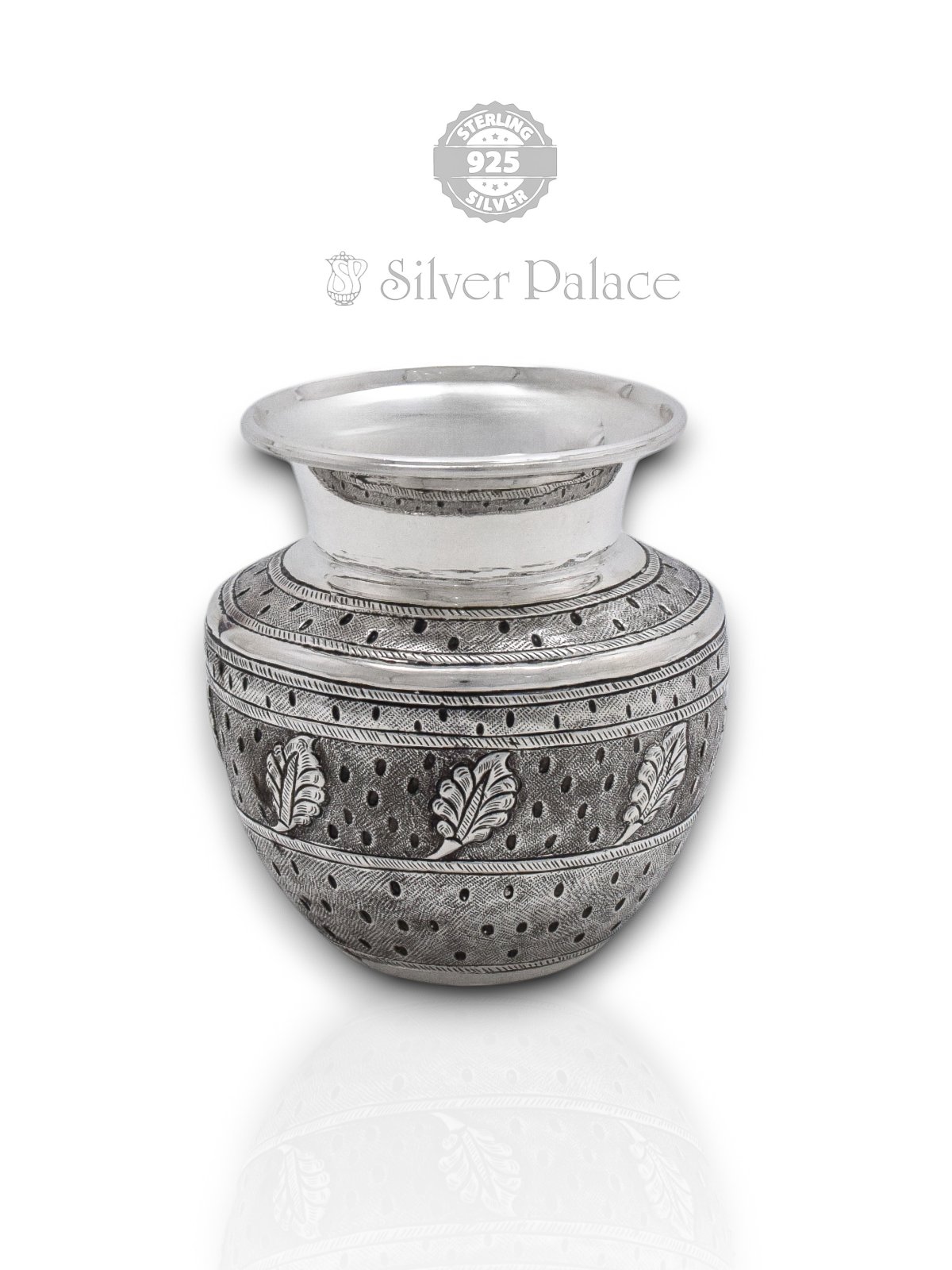 925 SILVER ANTIQUE NAKSI LEAF CHOMBU 