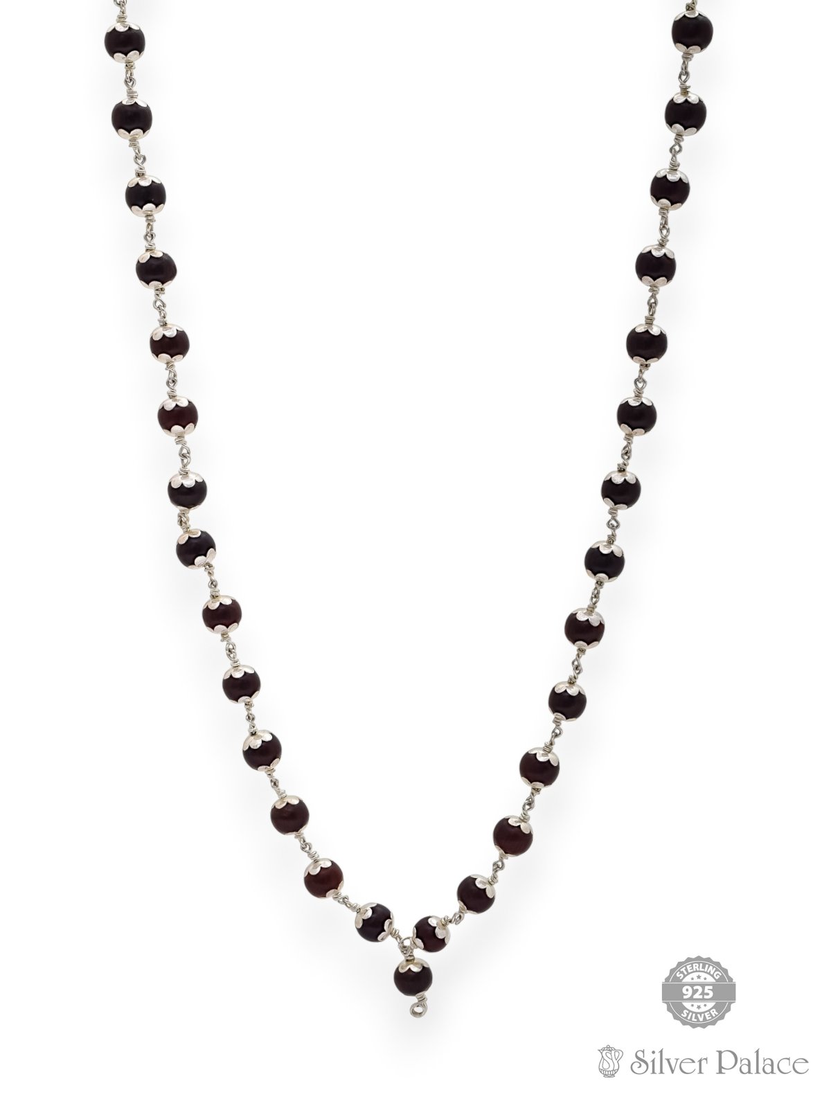 925 STERLING SILVER 8 MM WITH 54 BEADS SENGALI MAALA 