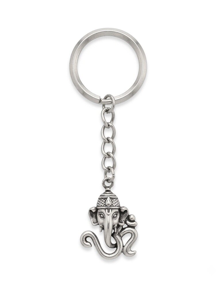 925 SILVER GANESH KEYCHAIN FOR YOUR KEYS