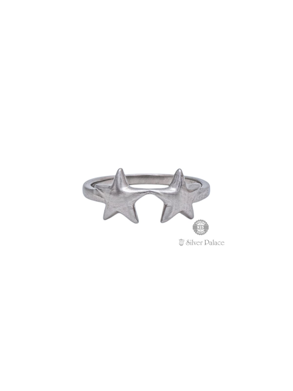 925 STERLING SILVER STAR DESIGN RING FOR GIRLS BHAVA COLLECTION 
