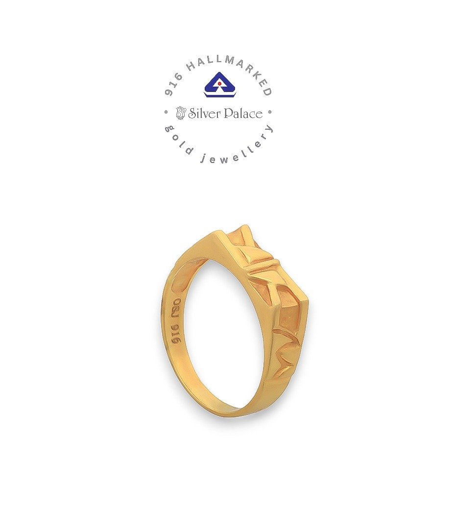 Kanche Collections Daily Use Gold Ring For Mens & Boys - Silver Palace
