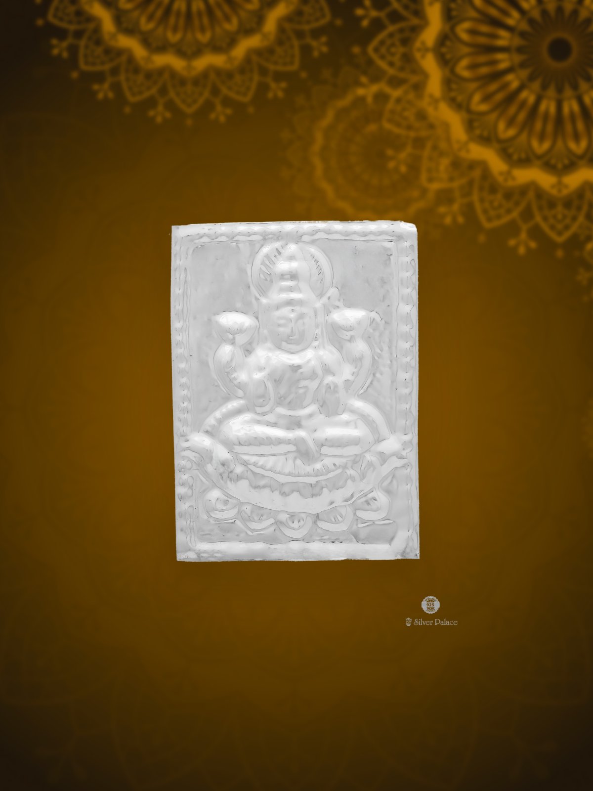 925 SILVER LAKSHMI SILVER SHEET FOR RITUALS SHRI COLLECTION 