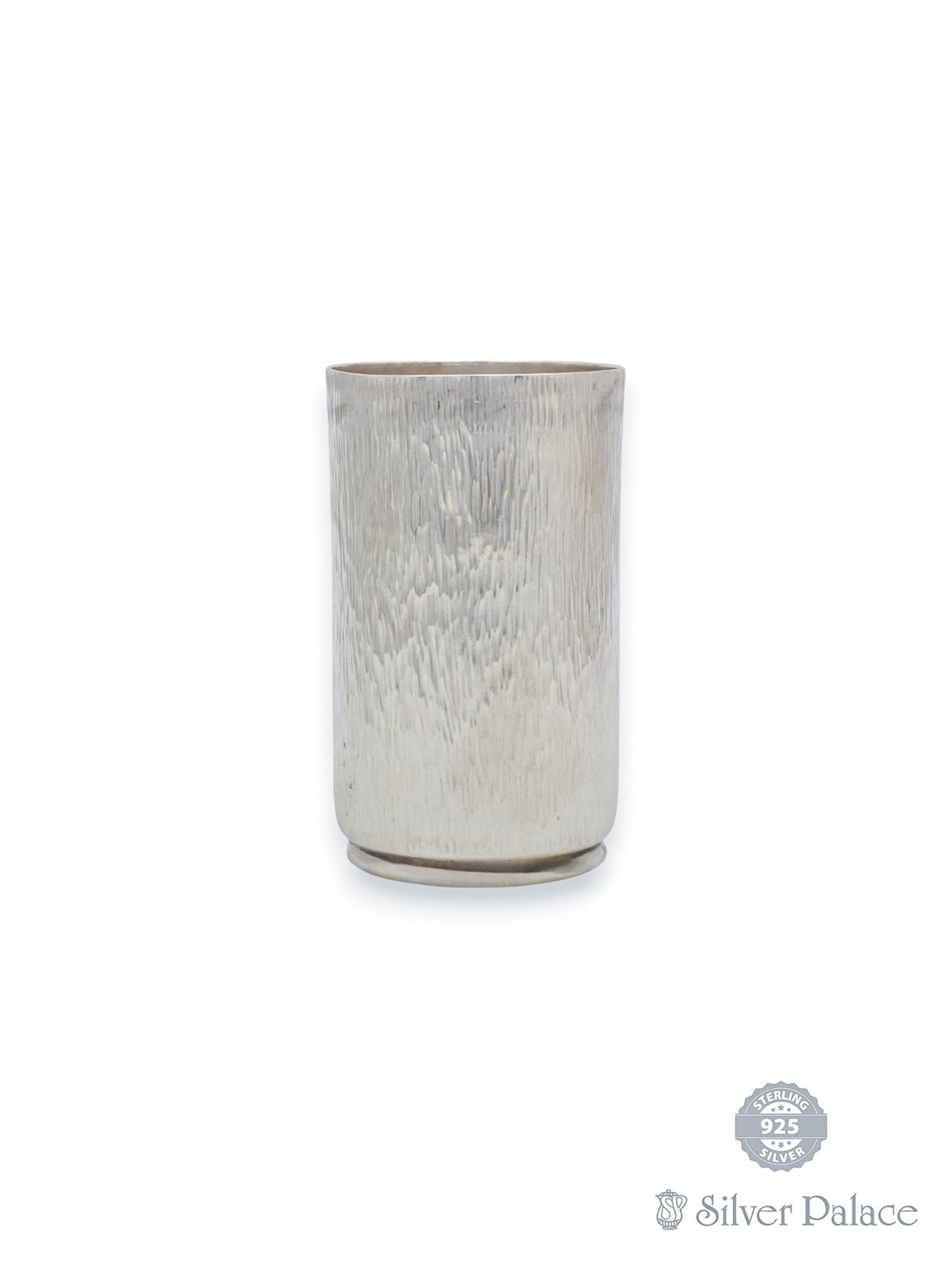 925 STERLING SILVER HAMMER DESIGN TUMBLER FOR GIFTING 