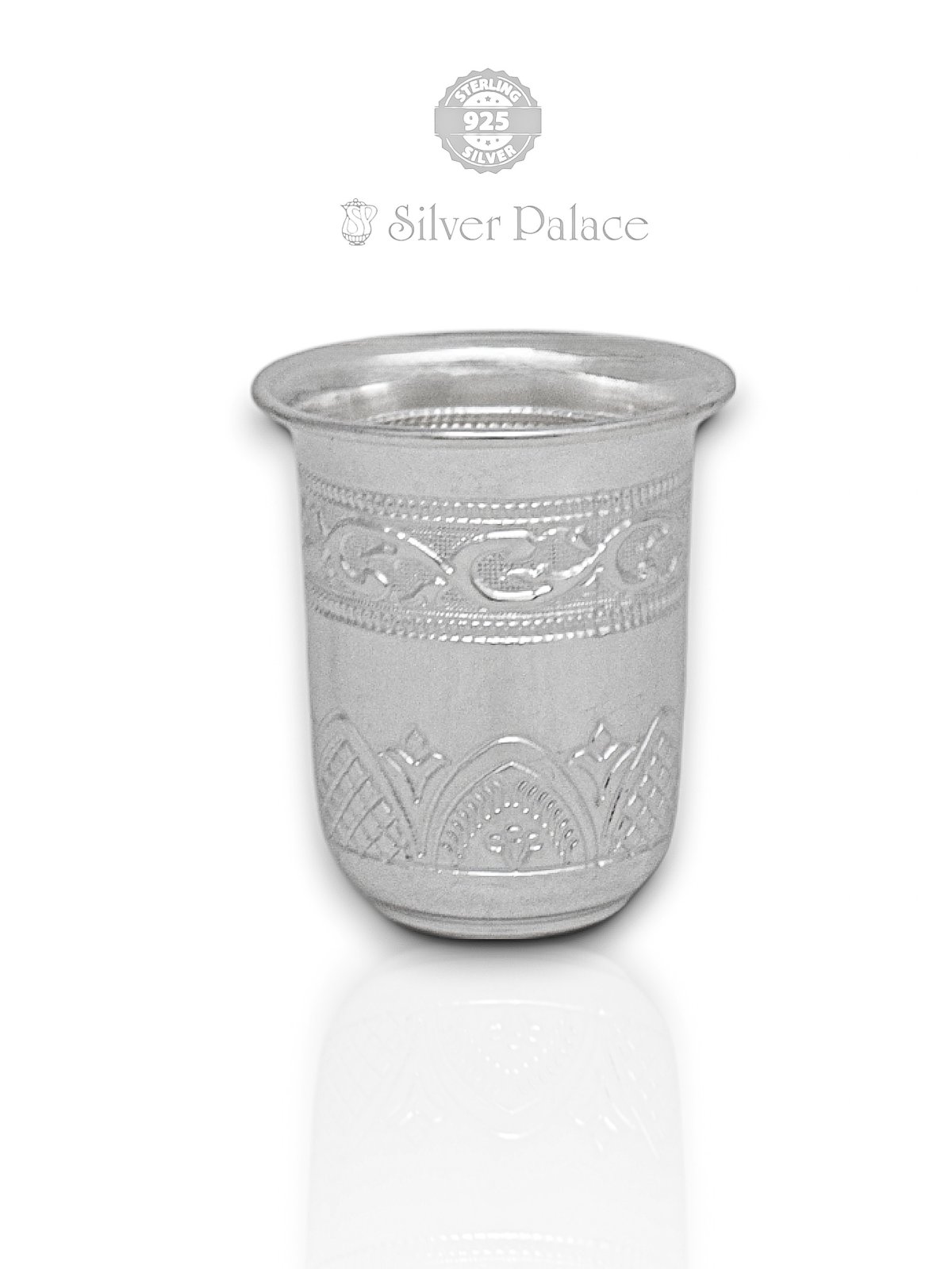 925 PURE SILVER HAND CRAFTED DESIGN GLASS