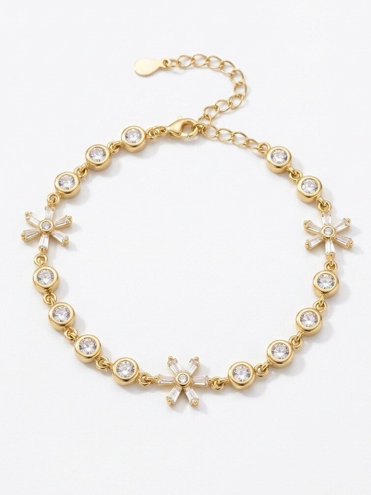 92.5 STERLING SILVER ANITE COLLECTION BRACELET FOR GIRLS