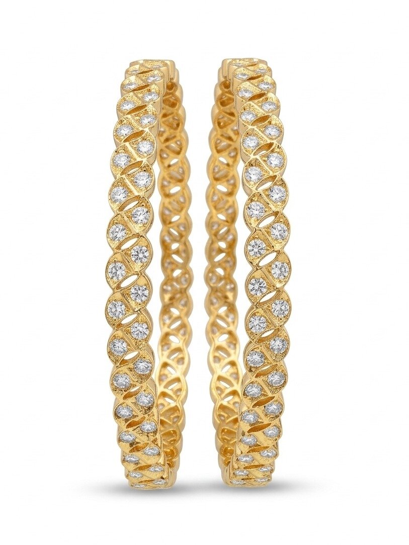 92.5 SILVER TRADITIONAL FANCY BANGLES FOR WOMEN