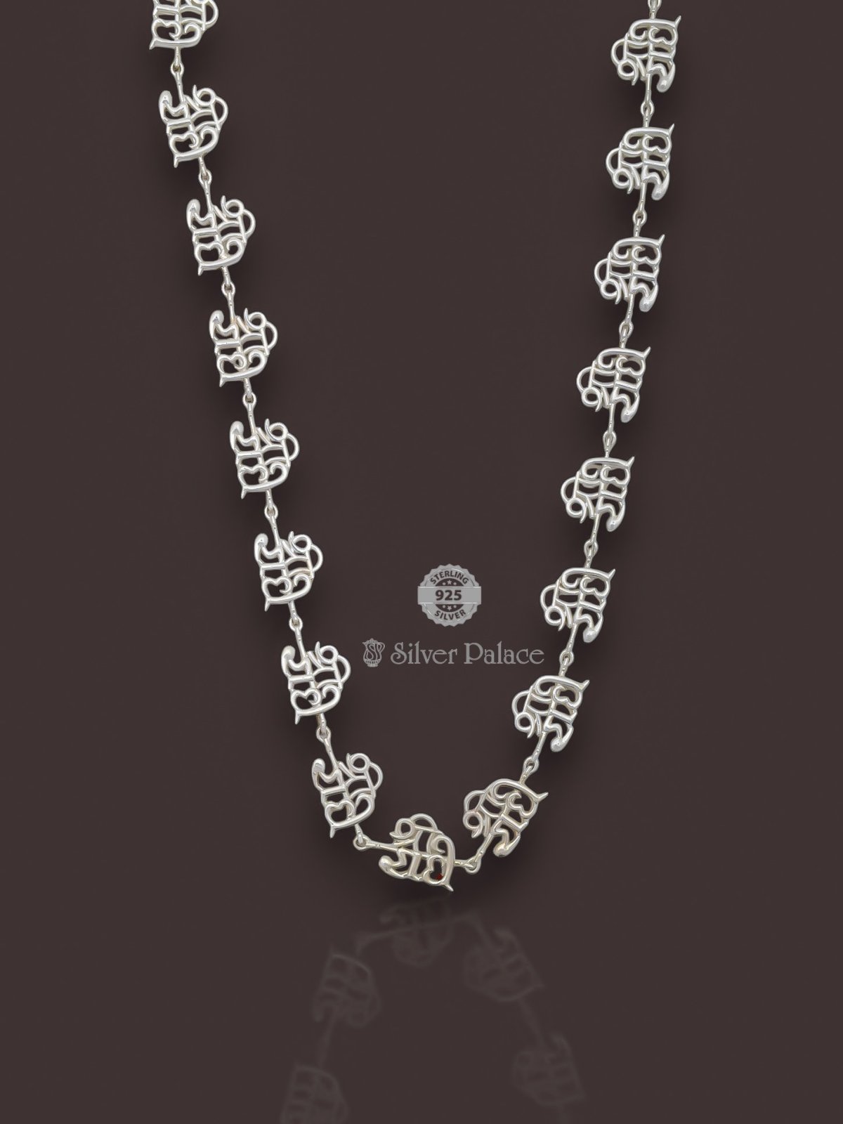 925 STERLING SILVER SREE RADHEY customised MAALA WITH PENDANT