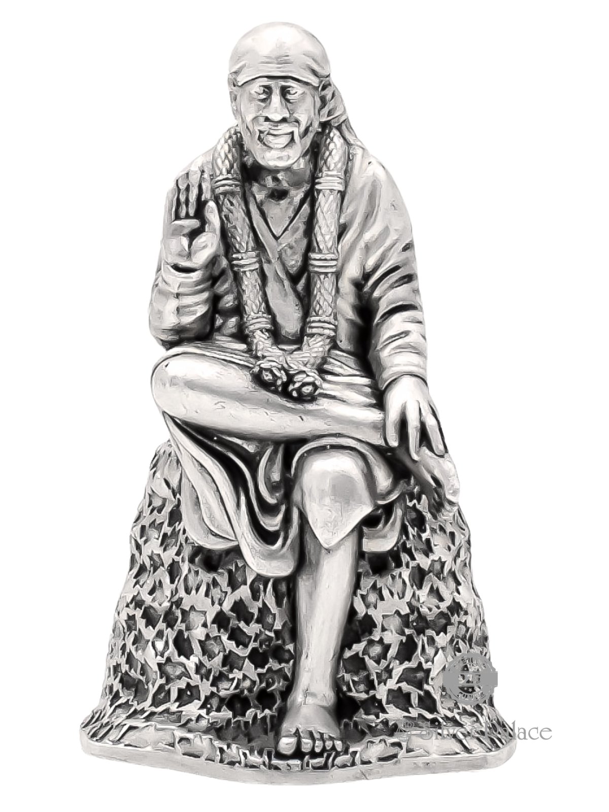 92.5 SILVER OXIDISED LC SAIBABA IDOL