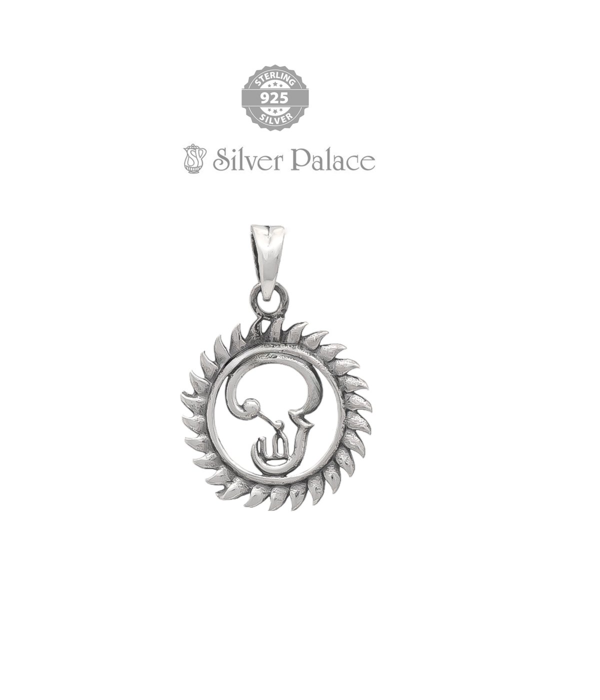 925 Silver Divine Collections OM Pendant For Womens & Mens