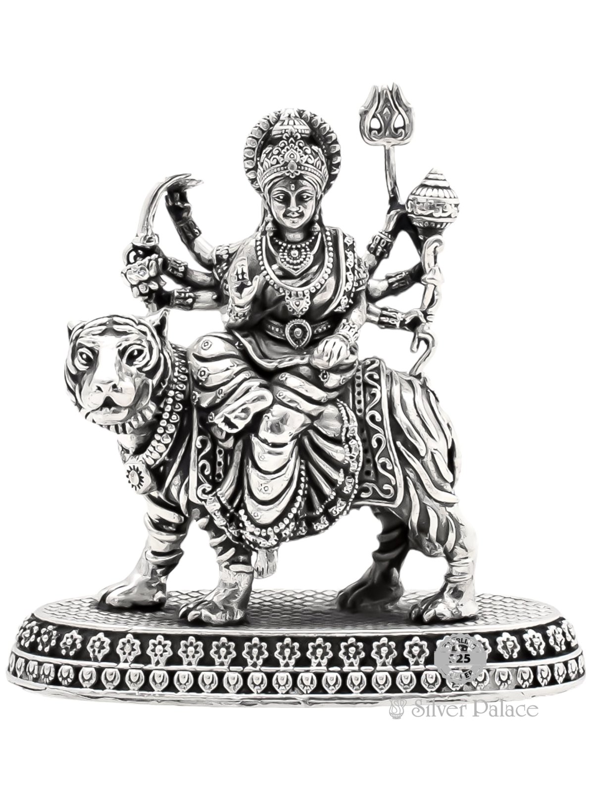 92.5 OXIDISED SILVER GODDESS DURGA IDOL 
