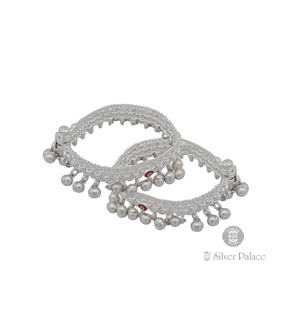 PURE SILVER FANCY HANDMADE ANKLET FOR KIDS 