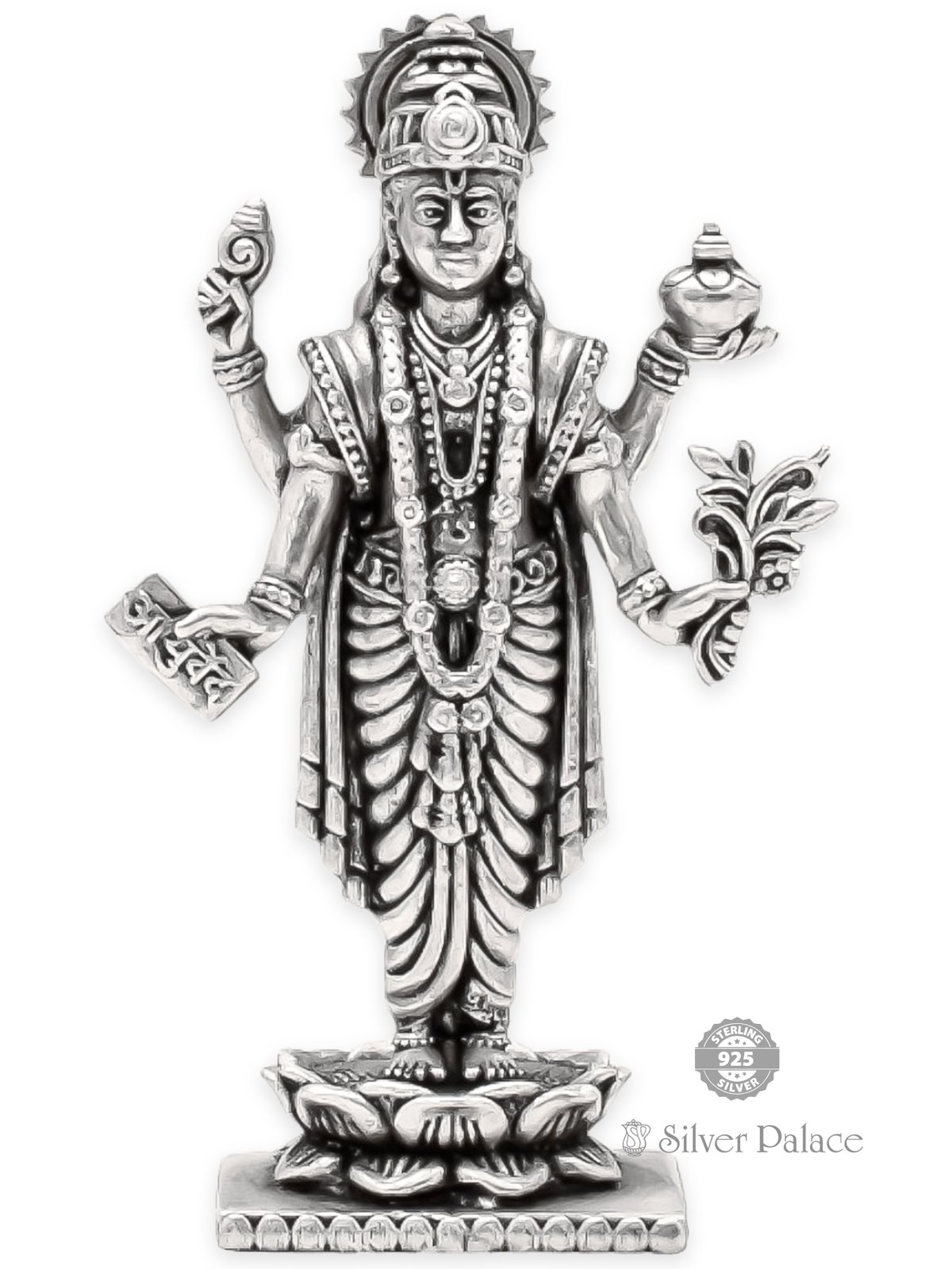 LORD DHANVANTHRI IDOL IN SILVER