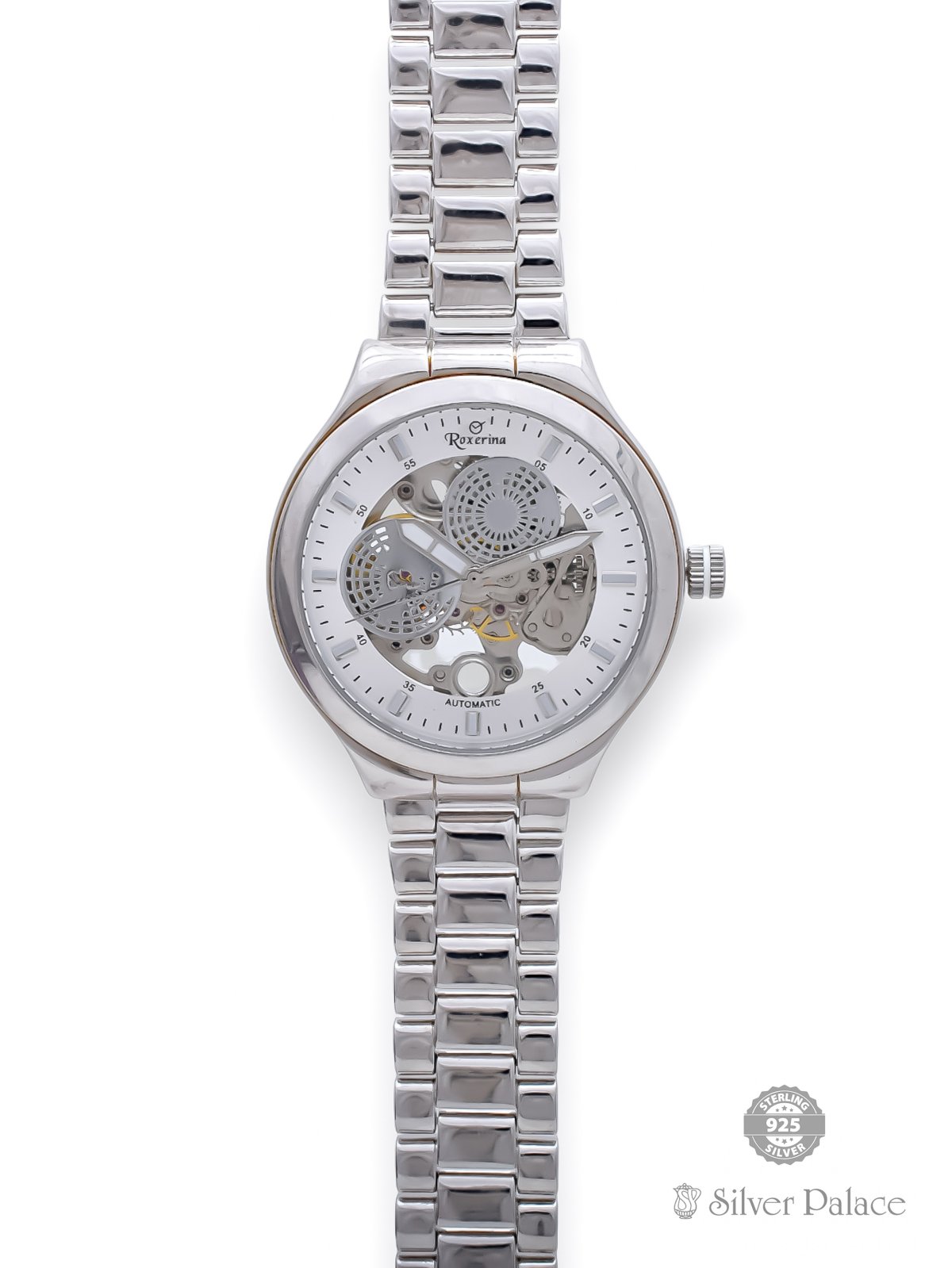 925 STERLING SILVER MAAN COLLECTION AUTOMATIC WATCH FOR MEN