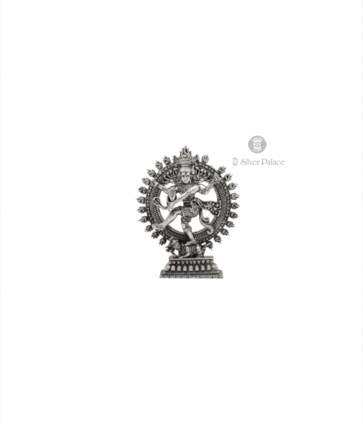 Silver 925 Nataraj Statue LC Idol