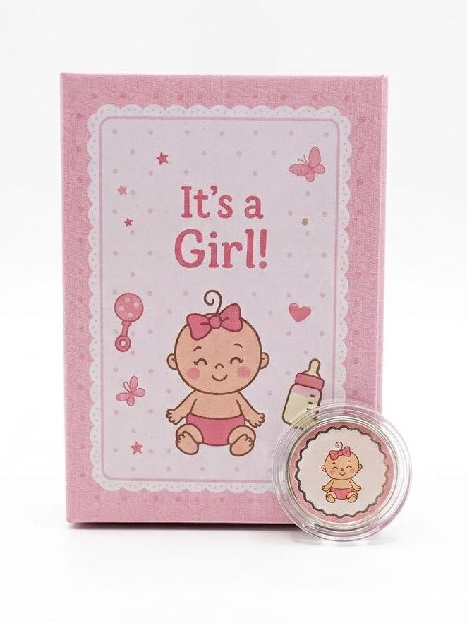999 PURE SILVER GIFT COINS FOR GIRL BABY'S DHEER COLLECTION