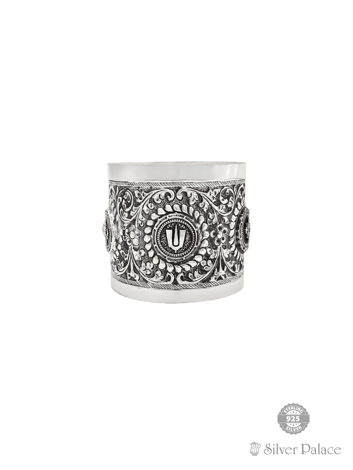925 OXIDISED SILVER SANGU,SAKKARAM,NAAMAM RICE PADI FOR DAILY USE 