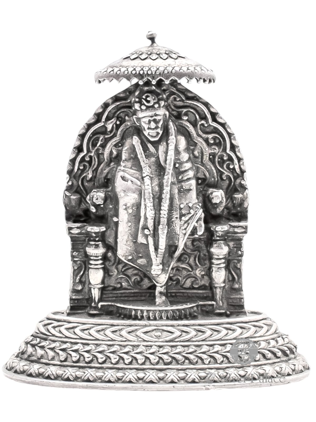 92.5 OXIDISED SILVER SAI BABA STATUE FOR POOJA