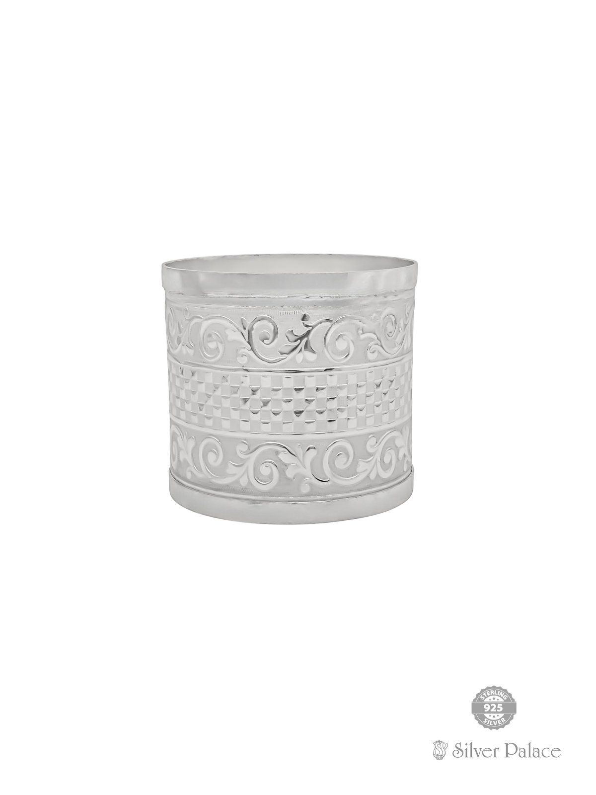 925 STERLING SILVER FLORAL DESIGN RICE PADI FOR WEDDING GIFT