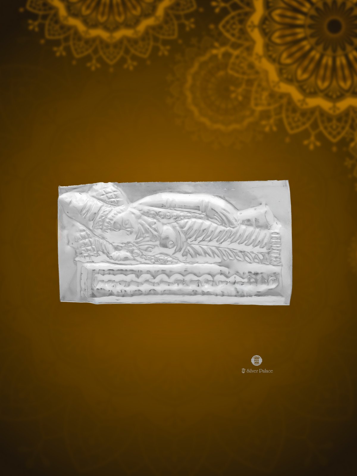925 SILVER VISHNU SILVER SHEET FOR POOJA RITUALS SHRI COLLECTION 
