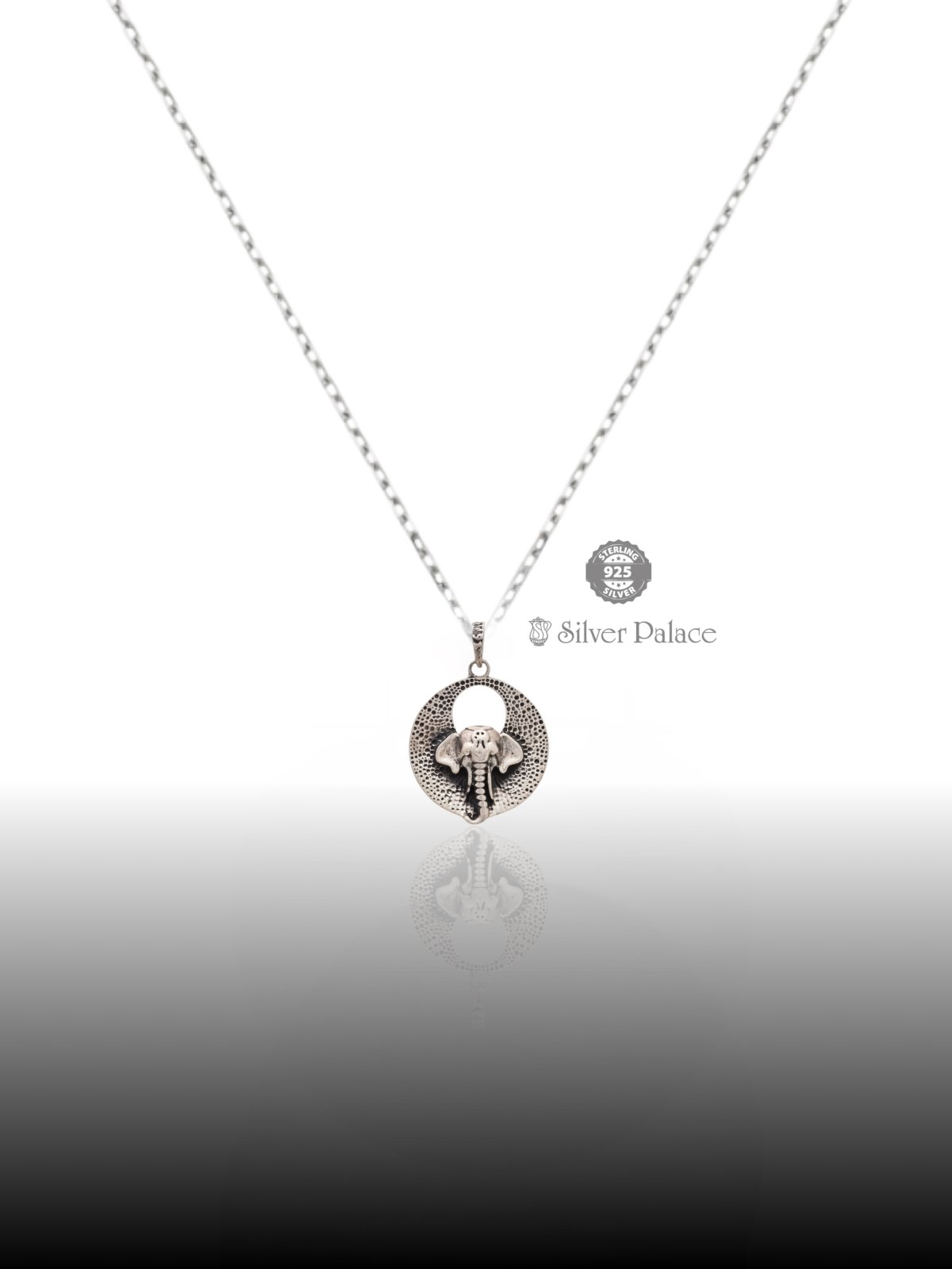 925 STERLING SILVER MAAN COLLECTION ELEPHANT DESIGN PENDANT UNISEX