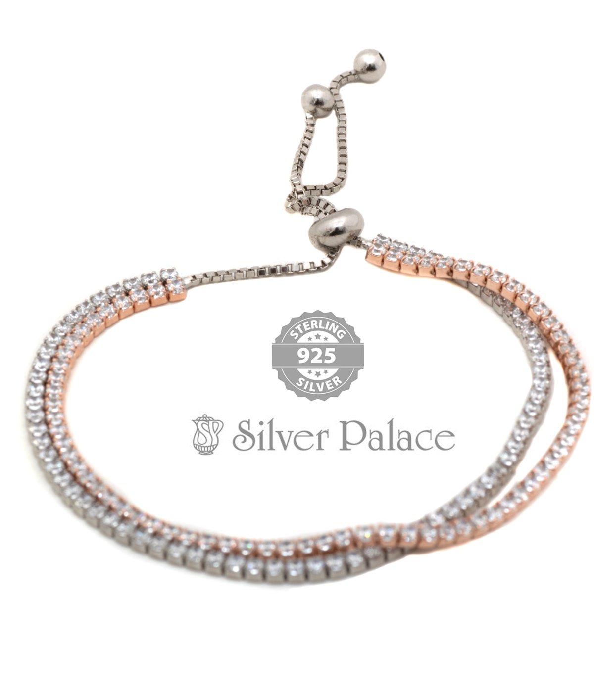 Buy Natural Pink Diamond Bracelet in Vermeil RG Over Sterling Silver,  Natural Diamond, Anniversary Gifts (7.25 In) 1.50 ctw at ShopLC.