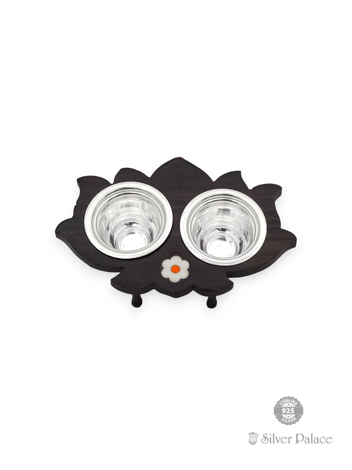 925 SILVER SANTHANAM , KUM KUM BOWL FOR POOJA ROOM SUR COLLECTION 