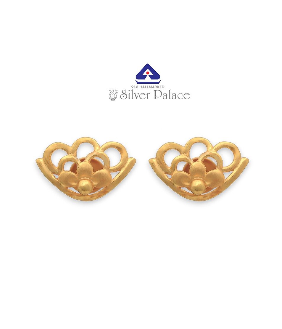  916 Gold  & Kanche Collections Fancy Earring For Women 