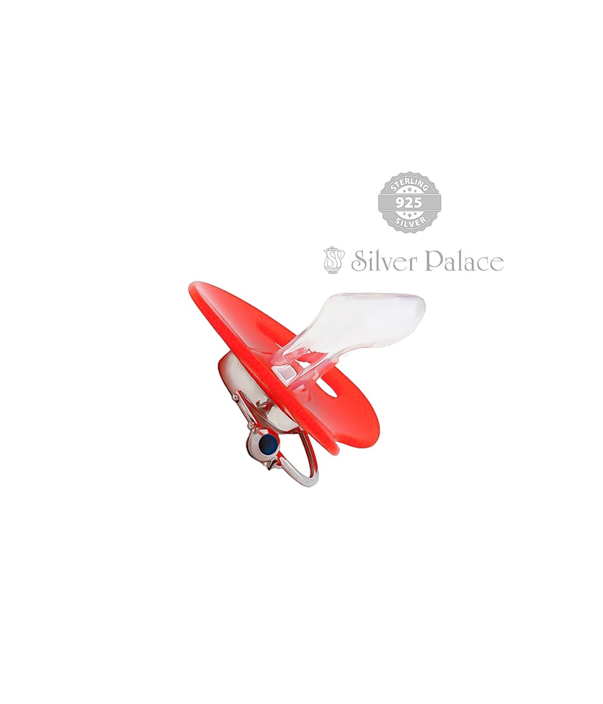 92.5 Silver Baby Pacifier For Born Baby's - Silver Palace