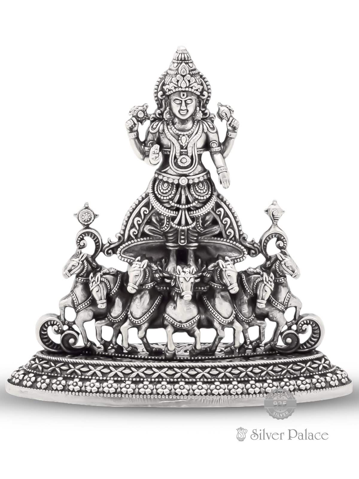 925 STERLING SILVER SURYA BHAGAVAN LC IDOL FOR YOUR POOJA