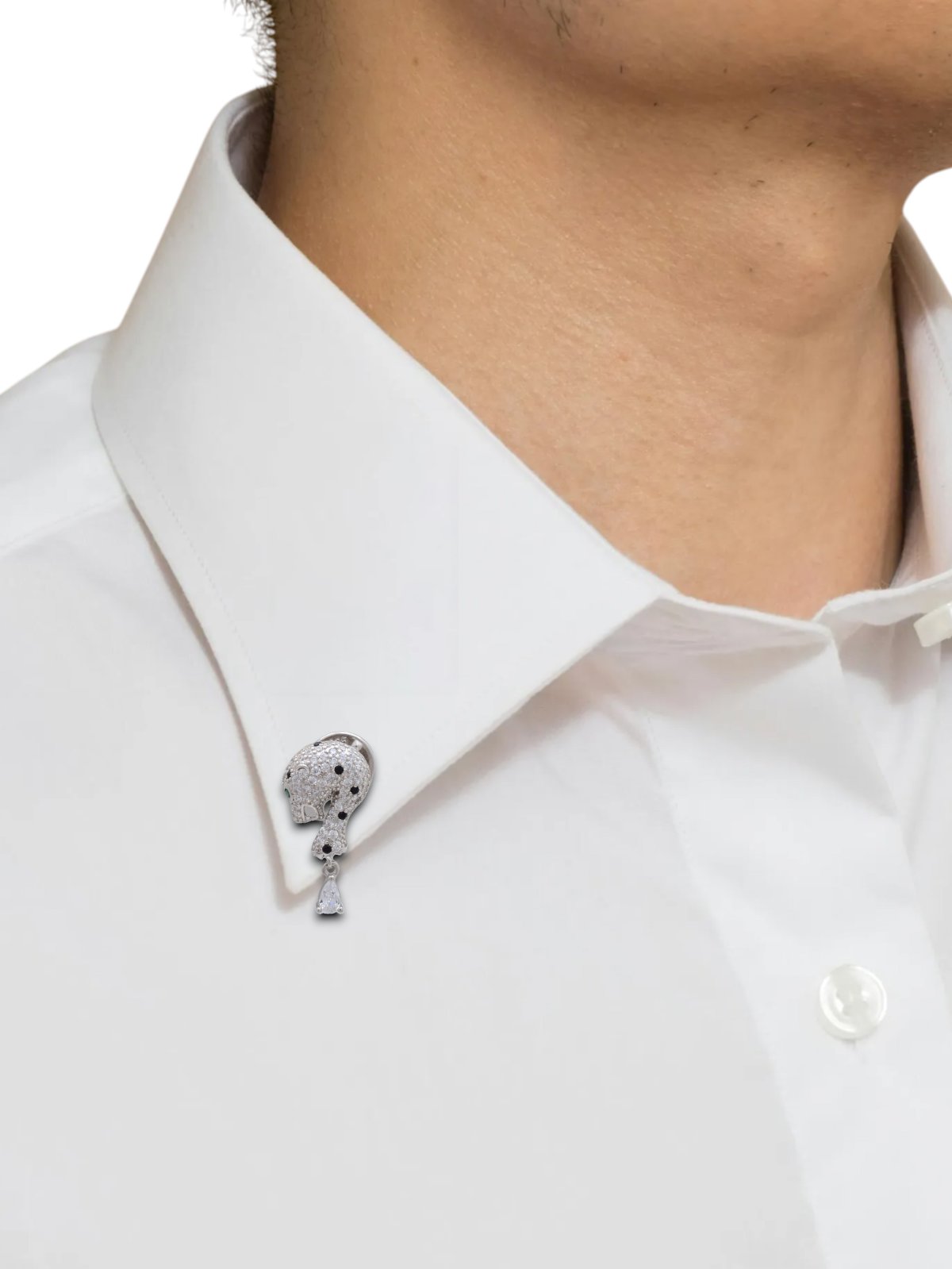 925 STERLING SILVER JAGUAR DESIGN BROACH FOR COAT SHOOT