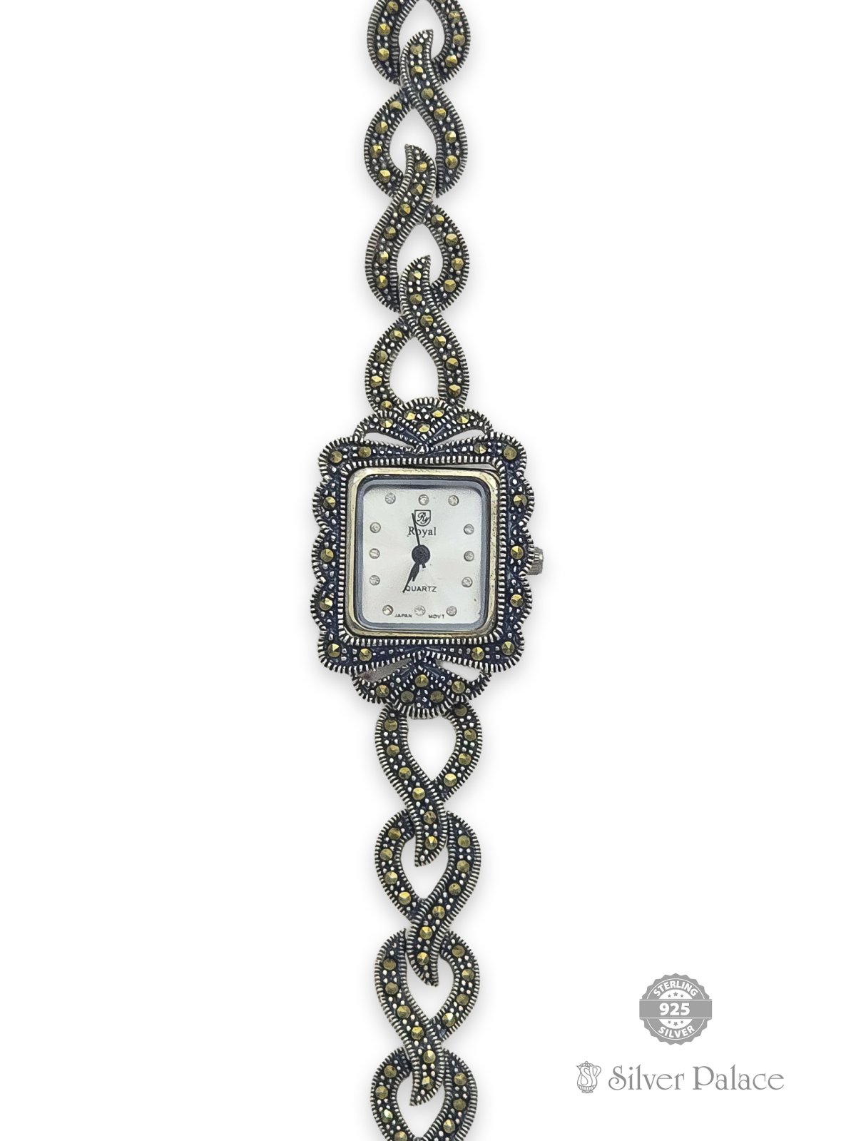 925 SILVER MARCA DESIGN STYLISH WATCH FOR GIRLS