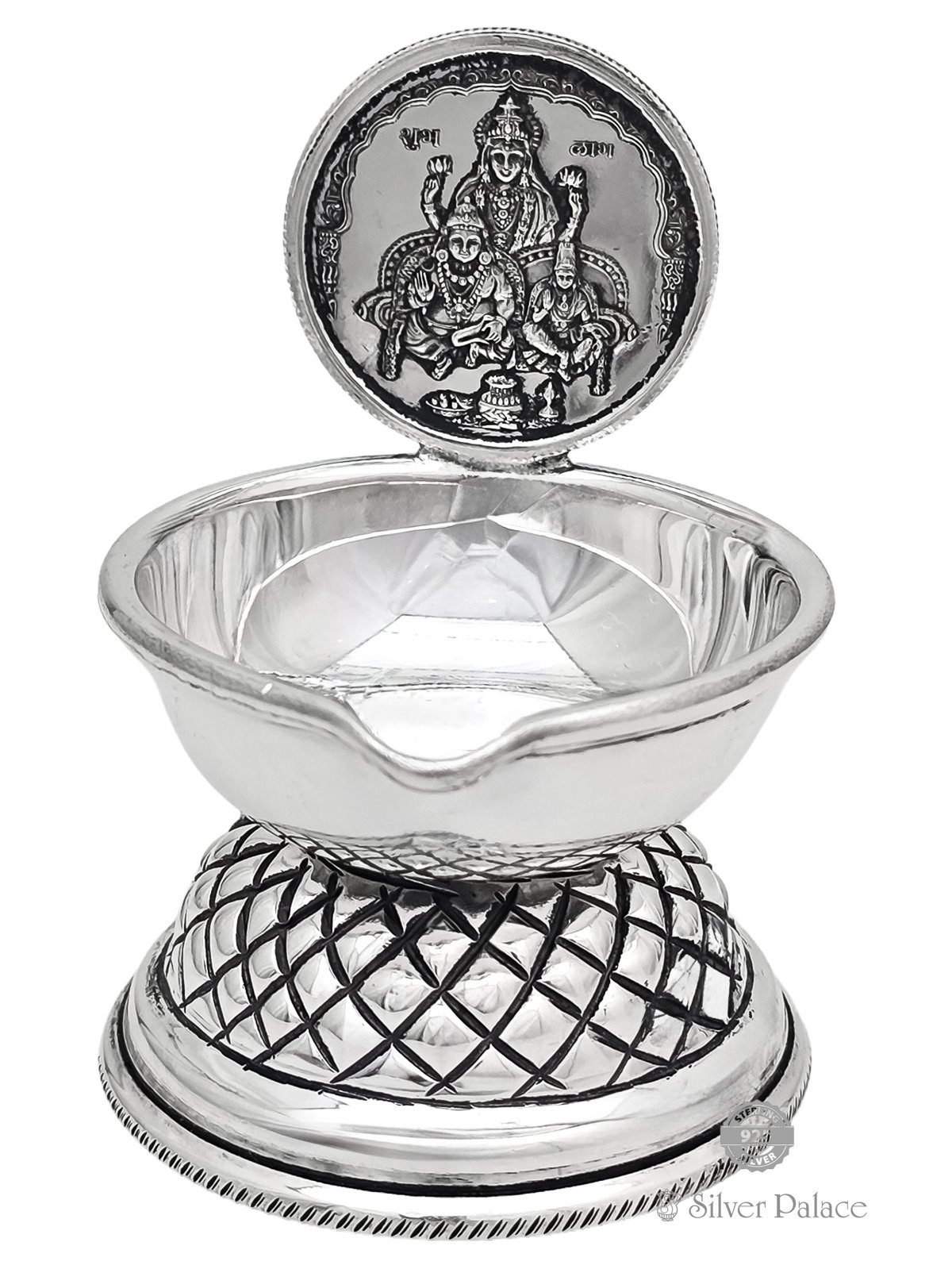 925 STERLING SILVER KUBER LAKSHMI LAMP FOR POOJA PURPOSE