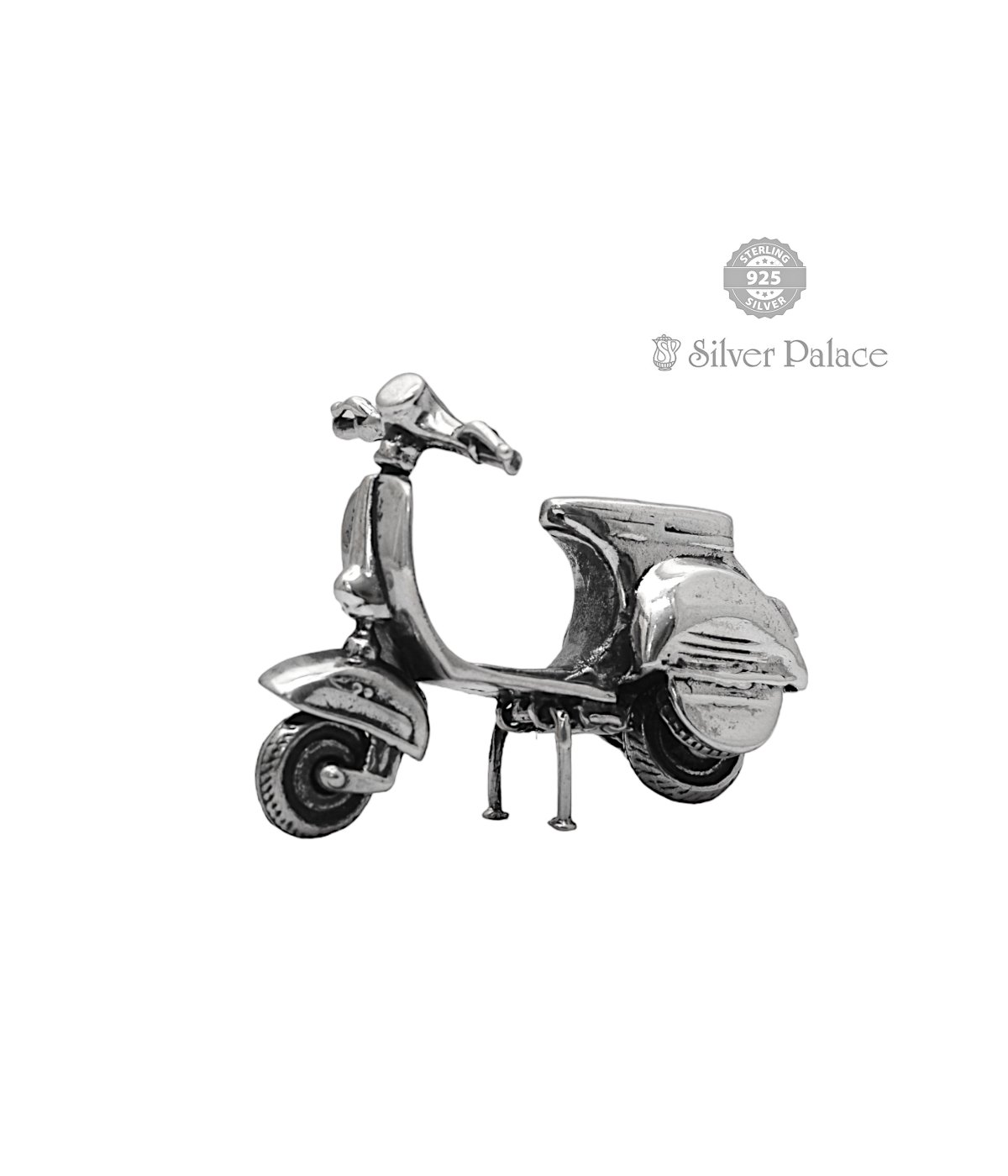 925 STERLING SILVER AVIDA COLLECTION SCOOTER FOR SHOWPIECE & GIFT