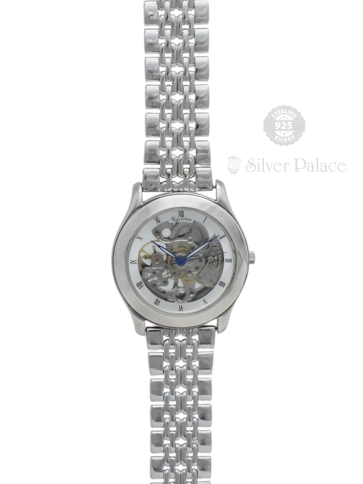 Sterling Silver Stylish Analog Watch For Men