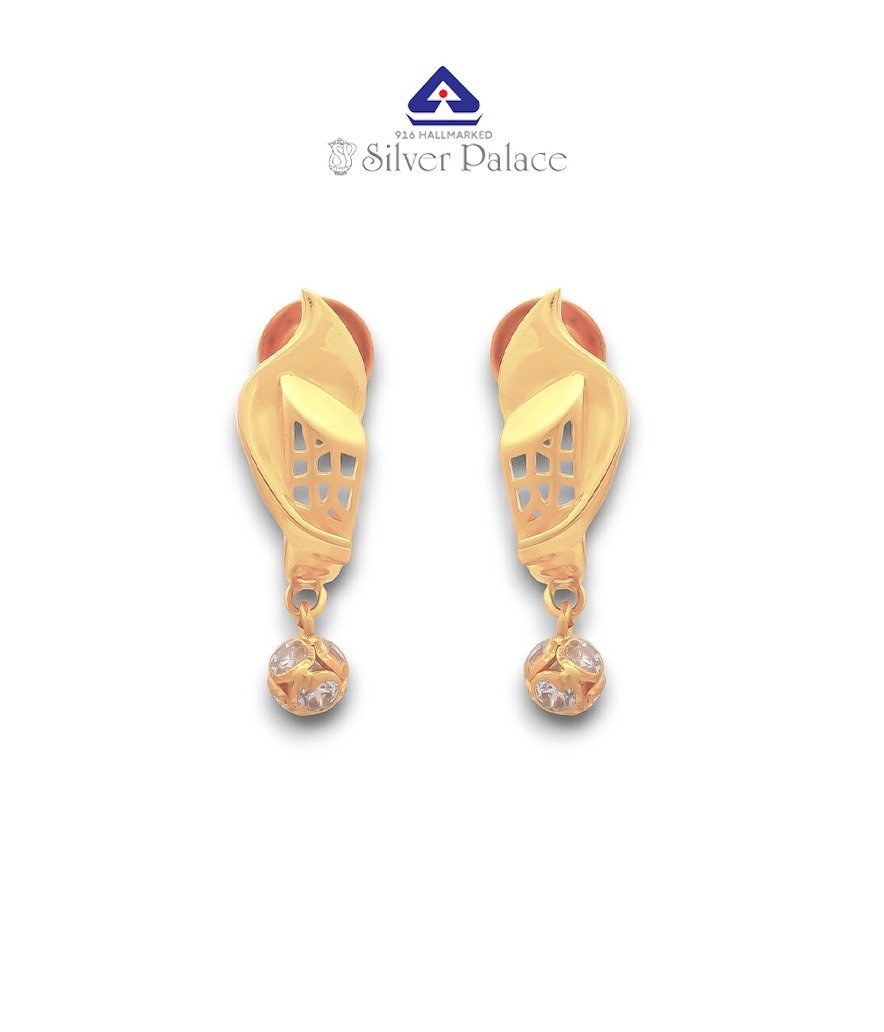 916 Gold with Kanche Collection fancy design & drop Earrings for Women 
